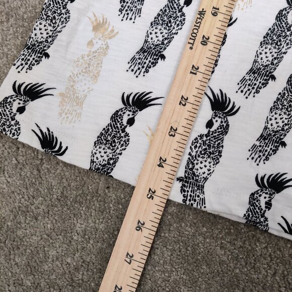 Coral Bay Women's Top Size PL White Black Gold Cotton Summer Resortwear Beach - Picture 6 of 7